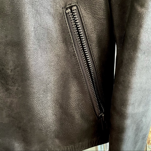 H&M TREND label Leather biker jacket - Picture 6 of 14